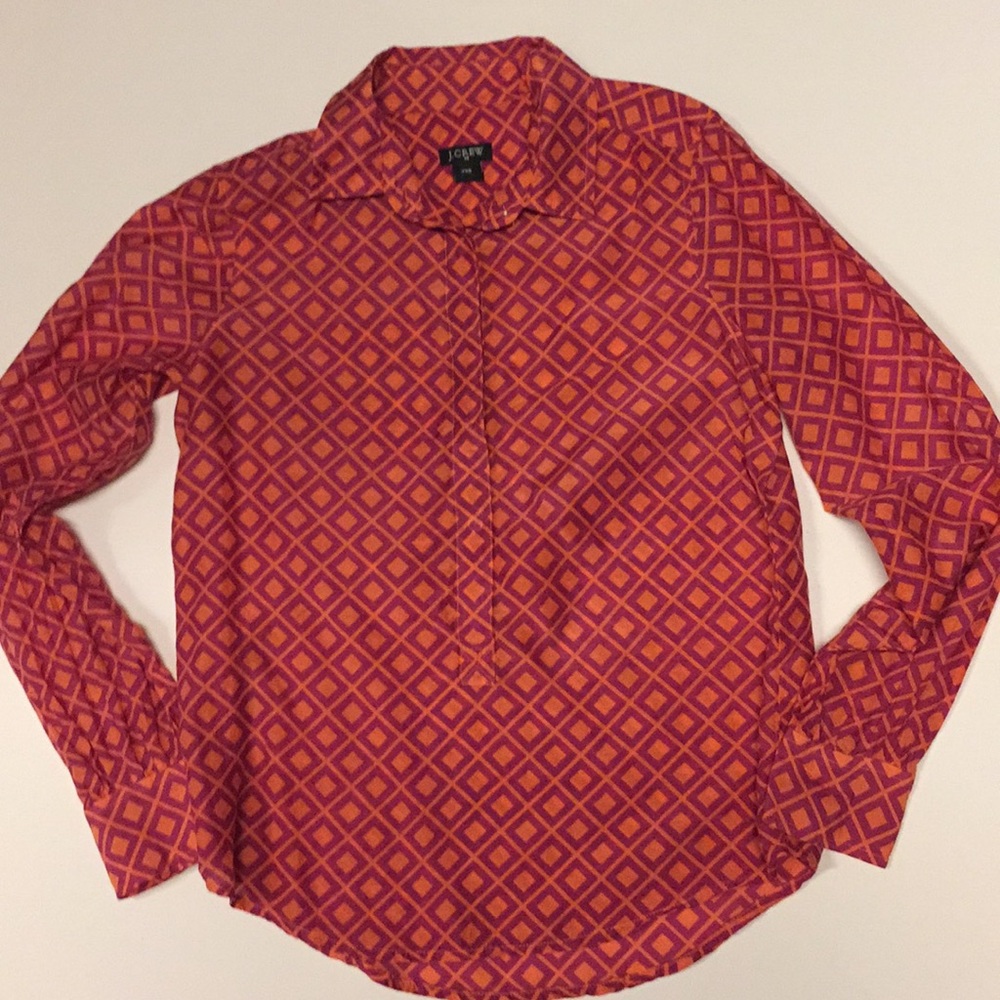 🛍SALE J. Crew Popover Button Down XXS